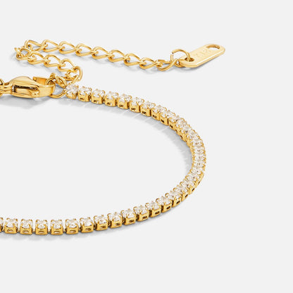 Cordelia Crystal Line Gold-Tone Bracelet