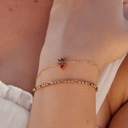 Crystal Cluster Berry Chain Bracelet