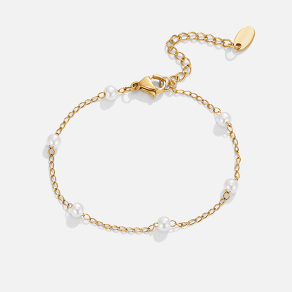 Nura Soft Pearl Row Bracelet