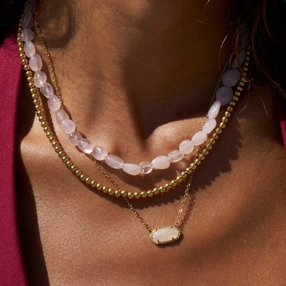 Elena Ball Bead Gold-Tone Chain Necklace