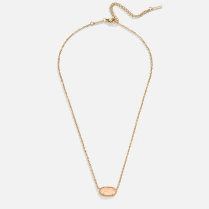 Ember Warm-Toned Stone Drop Necklace