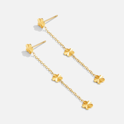 Cottage Garden Petal Bloom Drop Earrings