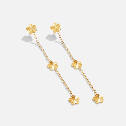 Cottage Garden Petal Bloom Drop Earrings