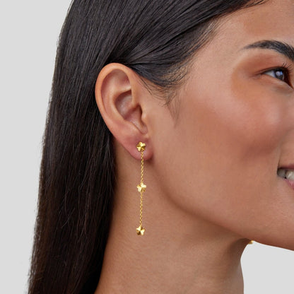 Cottage Garden Petal Bloom Drop Earrings