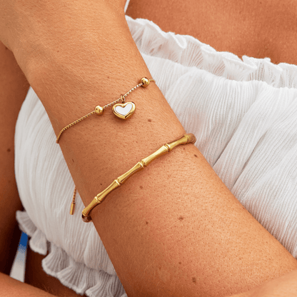 Small Linked Hearts Everyday Chain Bracelet
