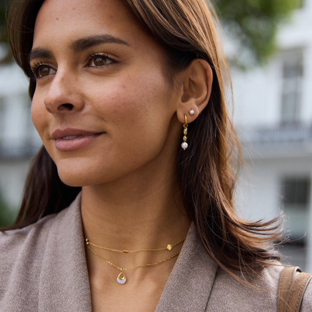 Sofia Single Pearl Stud Earrings for Every Day