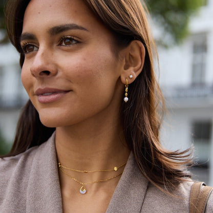 Sofia Single Pearl Stud Earrings for Every Day