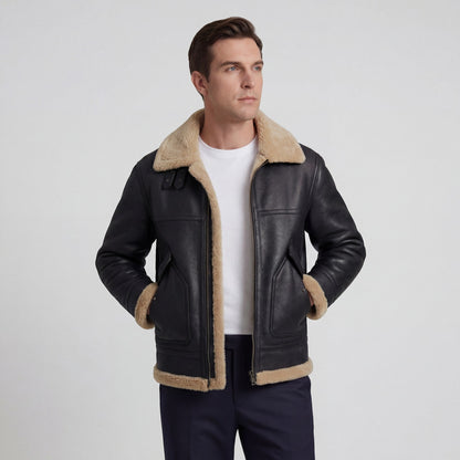 Men's Lambswool Lined Jacket – Relaxed Fit