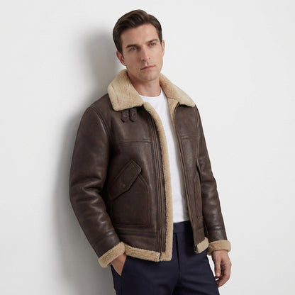 Men's Lambswool Lined Jacket – Relaxed Fit