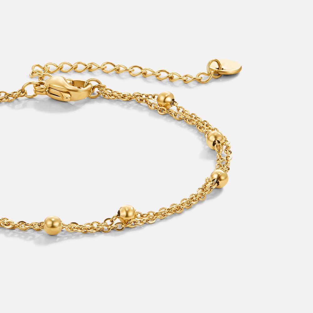 Gaia Staggered Tiered Fine Chain Bracelet