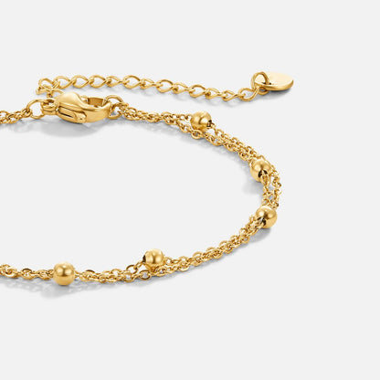 Gaia Staggered Tiered Fine Chain Bracelet