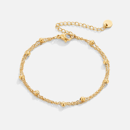 Gaia Staggered Tiered Fine Chain Bracelet