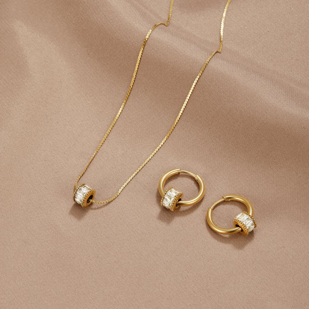 Gigi Warm Gold-Tone Matching Jewellery Set