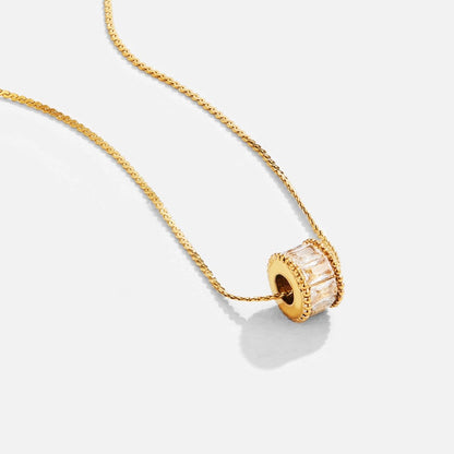 Gigi Single Crystal Gold-Tone Necklace