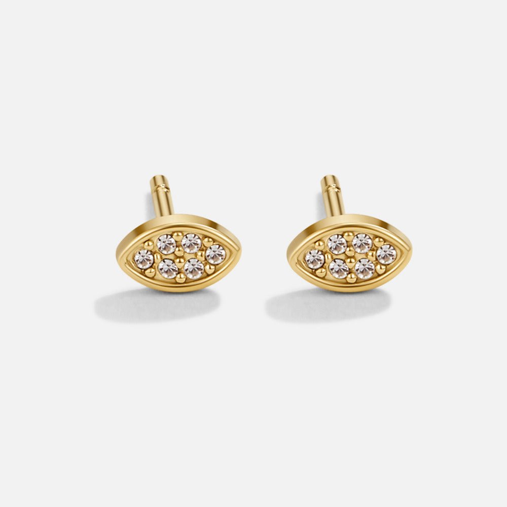 Montana Small Gold-Tone Stud Earrings