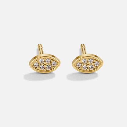 Montana Small Gold-Tone Stud Earrings