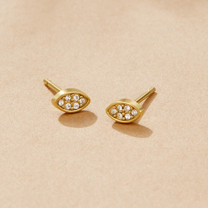 Montana Small Gold-Tone Stud Earrings