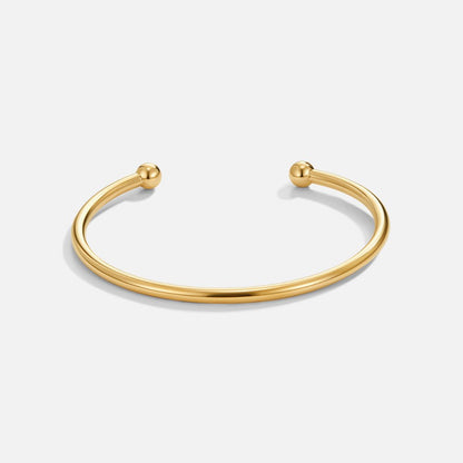 Penelope Slim Polished Gold-Tone Bangle