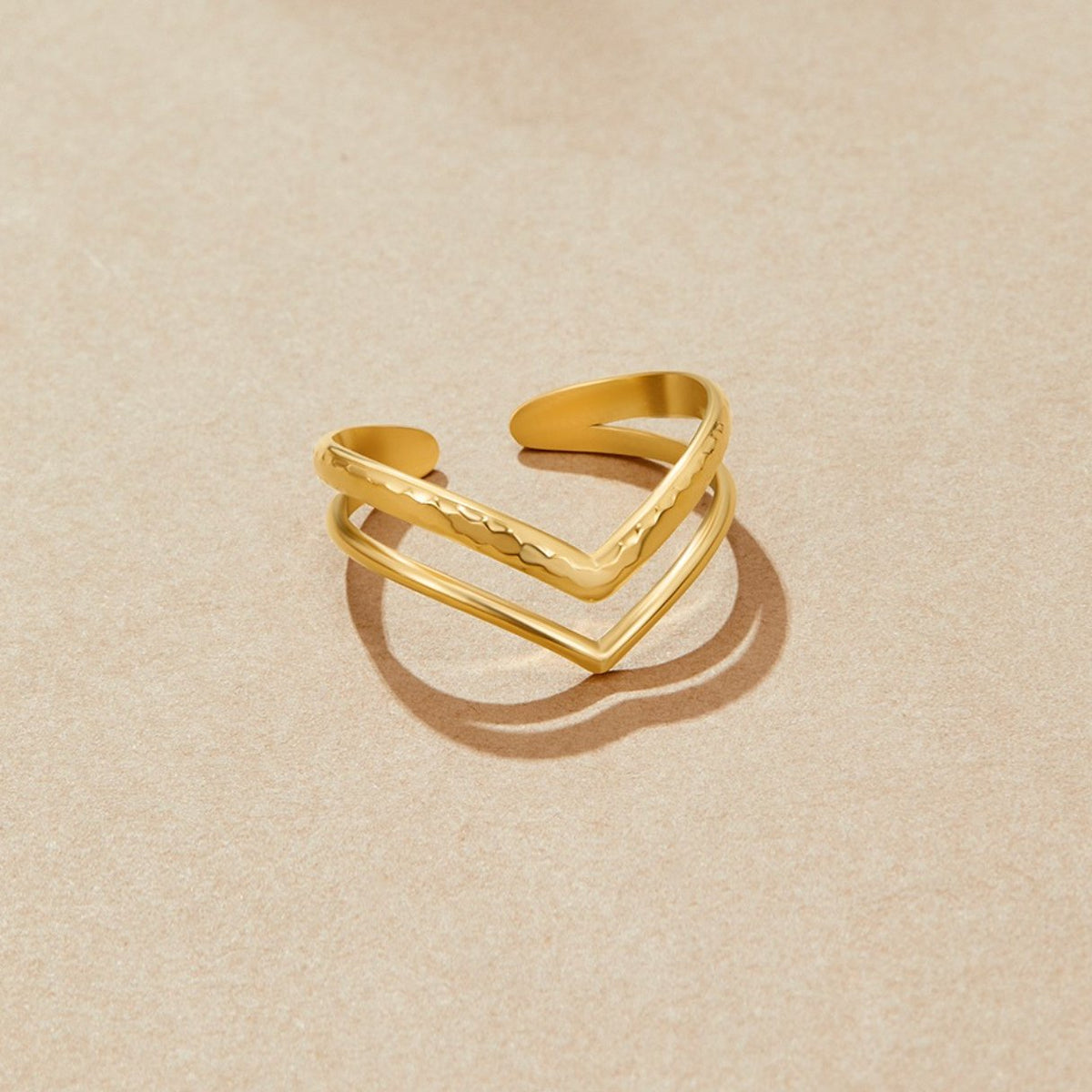 Harper Multi Band Wrapped Layer Ring