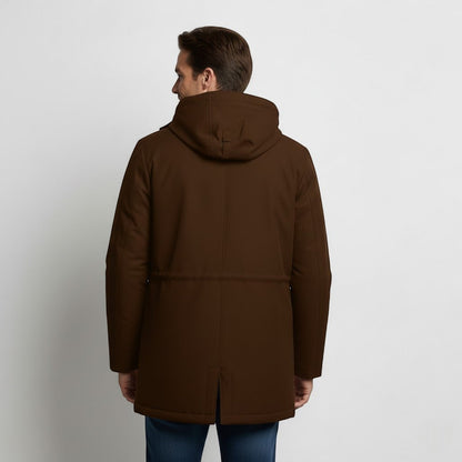 Men's Hooded Parka – Padded Technical Winter Shell