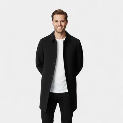 Men's Mid Length Cotton Jacket – Fleece Lined
