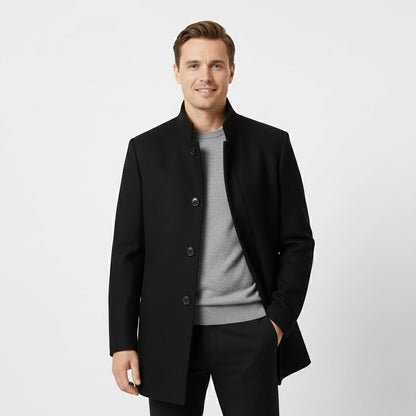 Men's Merino Wool Coat – Removable Insulating Lining