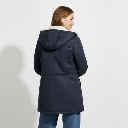 Women's Hooded Winter Jacket – Sherpa Lined Throughout