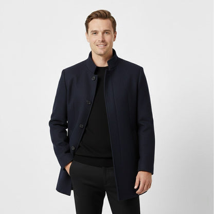 Men's Merino Wool Coat – Removable Insulating Lining