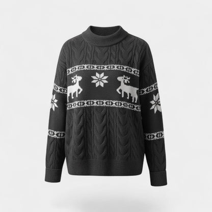 Men's Knitted Christmas Jumper – Subtle Festive Motif