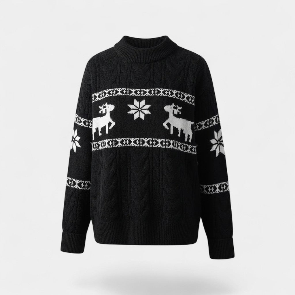 Men's Knitted Christmas Jumper – Subtle Festive Motif