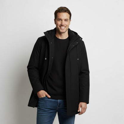 Men's Hooded Parka – Padded Technical Winter Shell