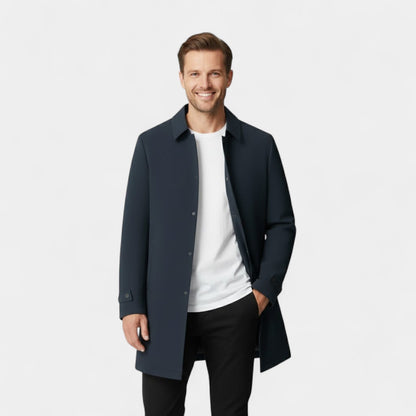 Men's Mid Length Cotton Jacket – Fleece Lined