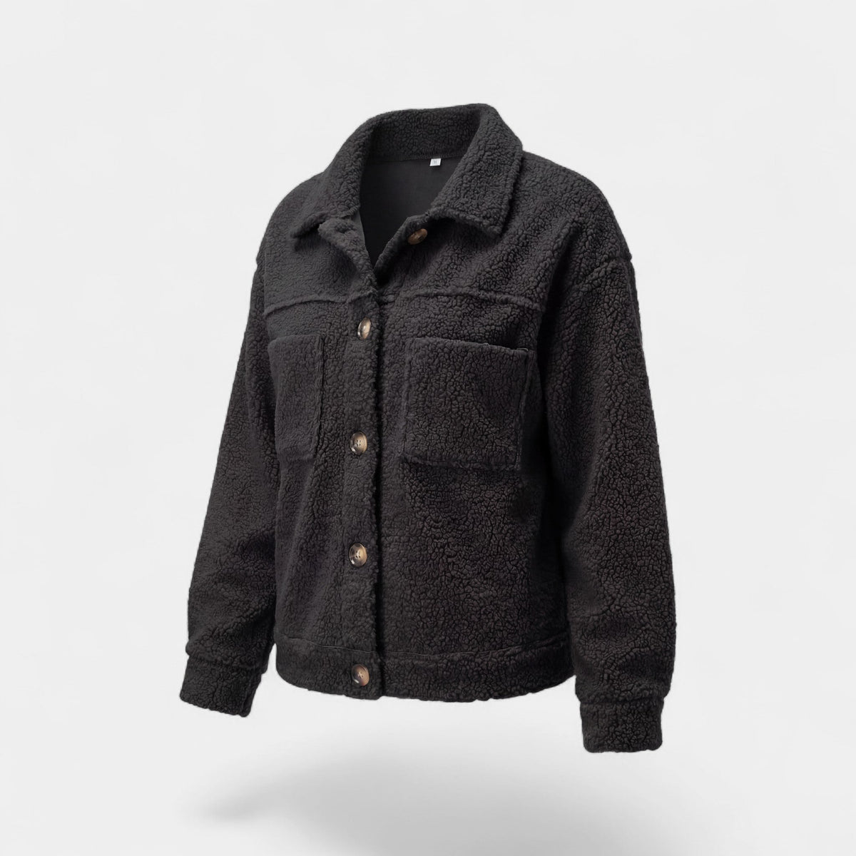 Women's Lambswool Jacket – Single Breasted Lapel Collar