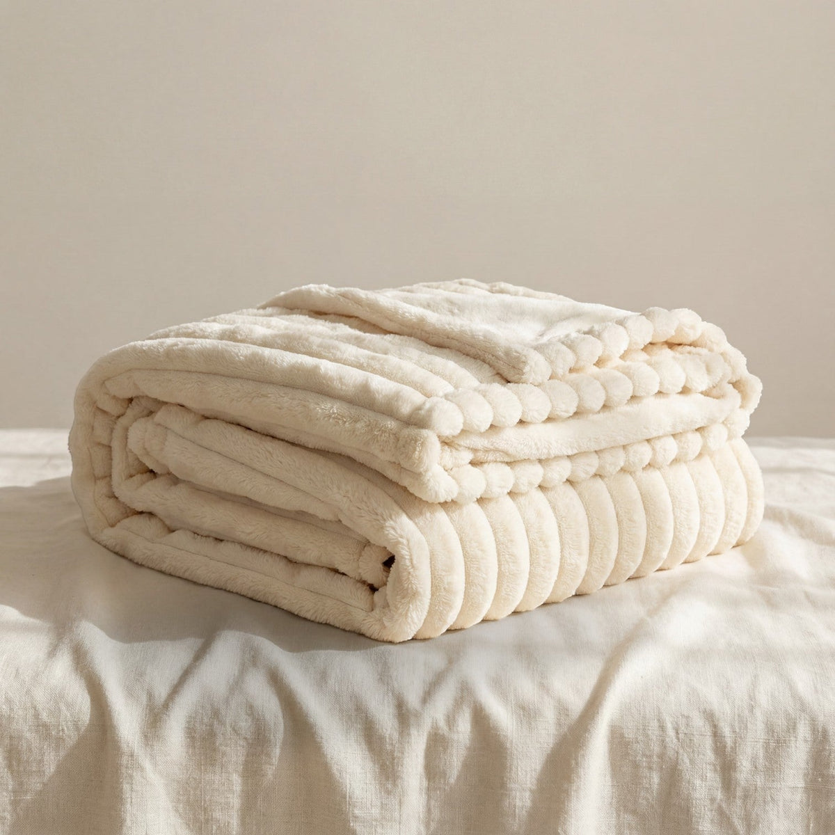 Fluffy Plush Blanket – Generous Double Sided Throw
