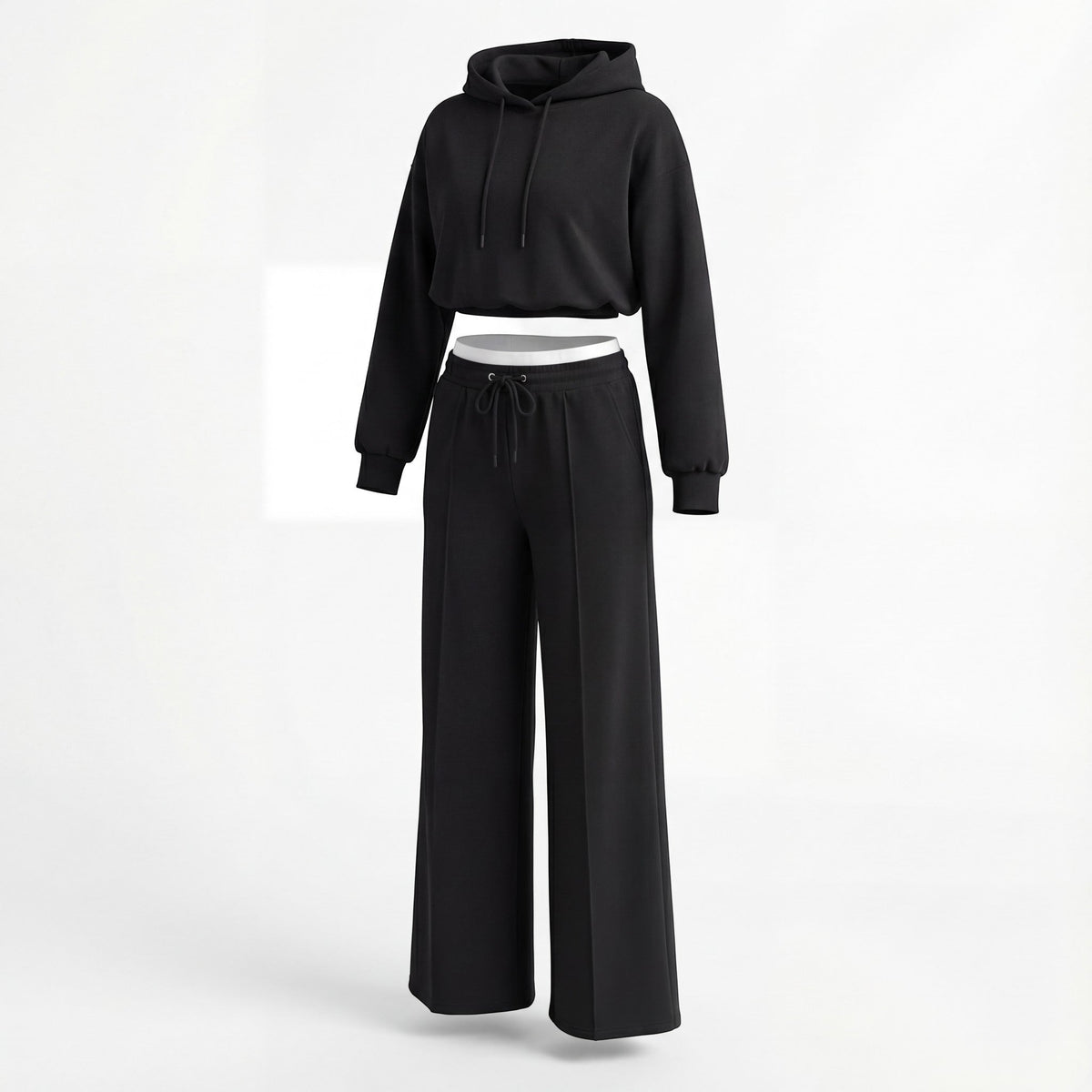 Women's Fine Knit Hooded Set – Relaxed Two Piece
