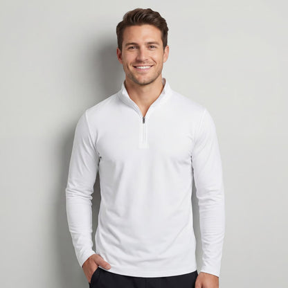 Men's Quarter Zip Sweatshirt – Smooth Athletic Knit