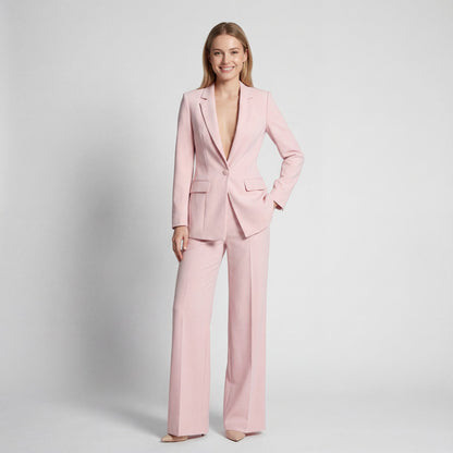 Women's Tailored Two-Piece Set – Blazer and Trousers