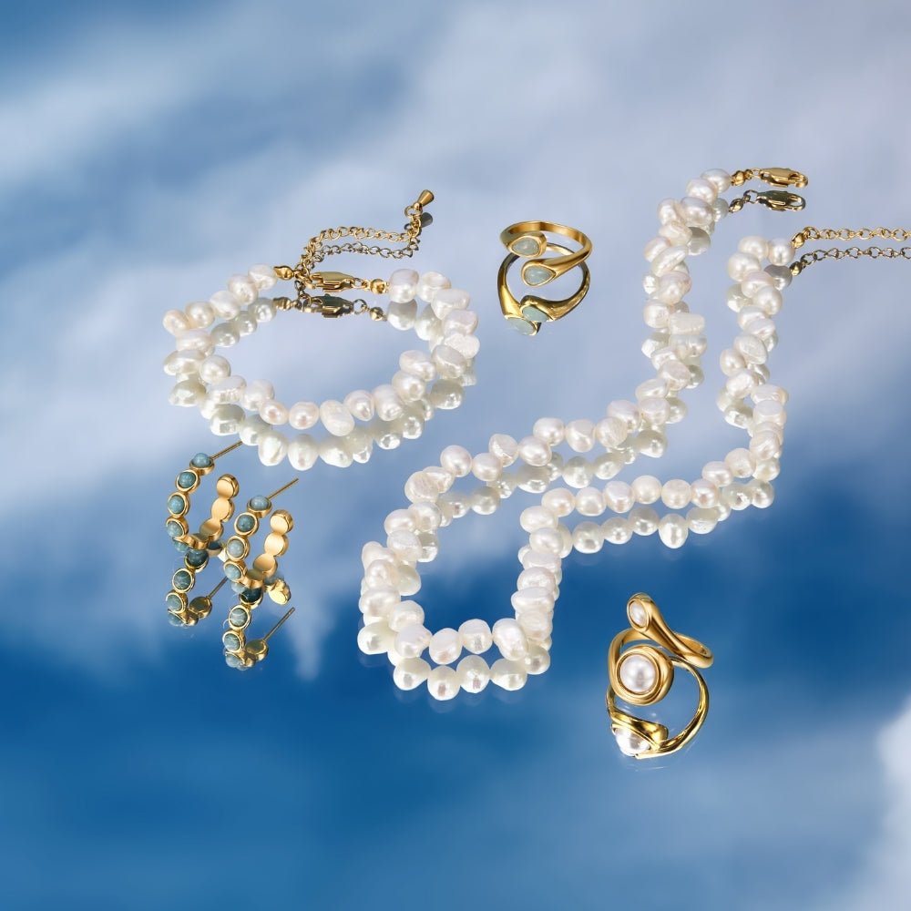 Irina Fine Chain Freshwater Pearl Bracelet
