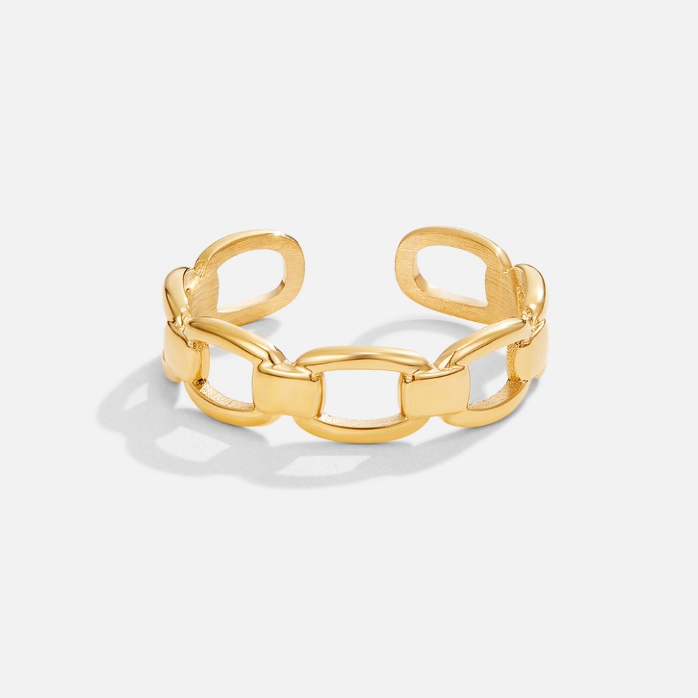 Isabella Fine Chain-Link Ring for Every Day