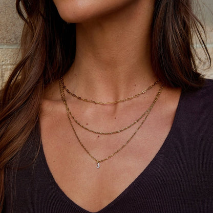 Jana Three-Strand Chain Necklace