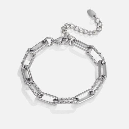 Jihan Bold Link Silver-Tone Bracelet