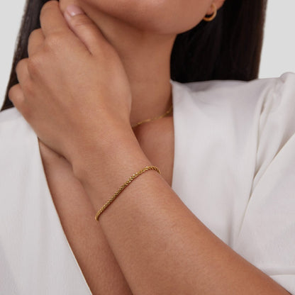 Kai Pared Back Gold-Tone Bracelet