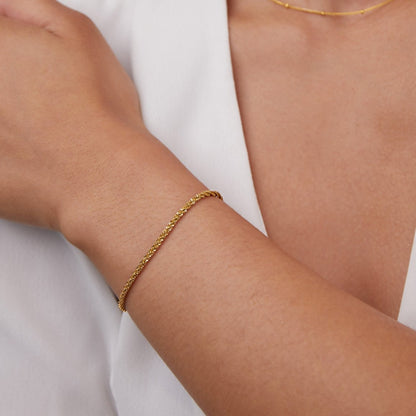 Kai Pared Back Gold-Tone Bracelet
