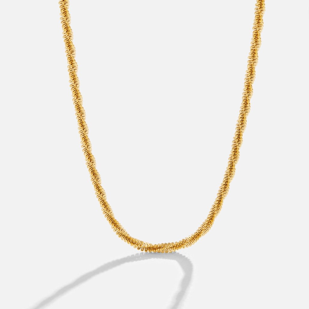 Kai Plain Gold-Tone Everyday Chain Necklace