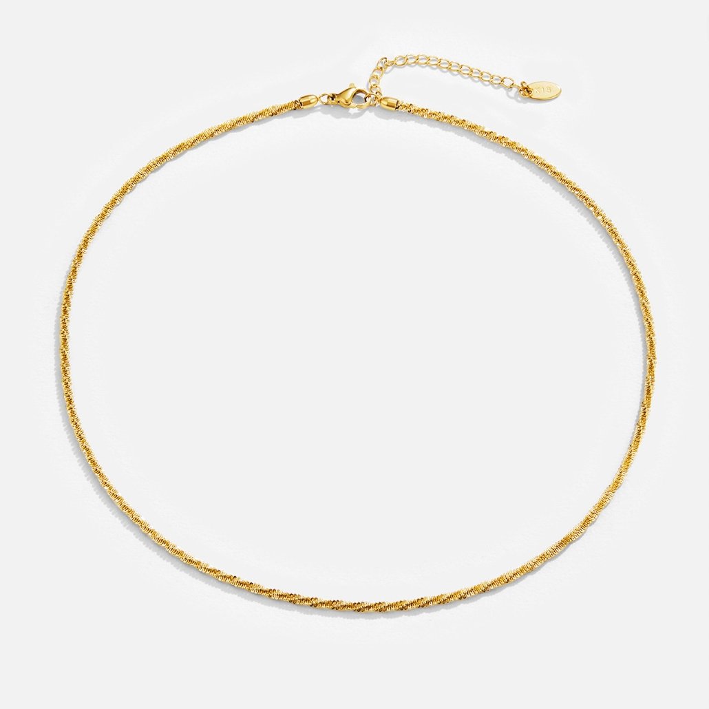 Kai Plain Gold-Tone Everyday Chain Necklace