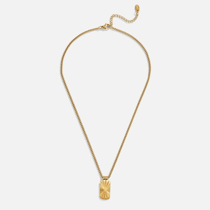 Kiya Small Disc Gold-Tone Pendant Necklace
