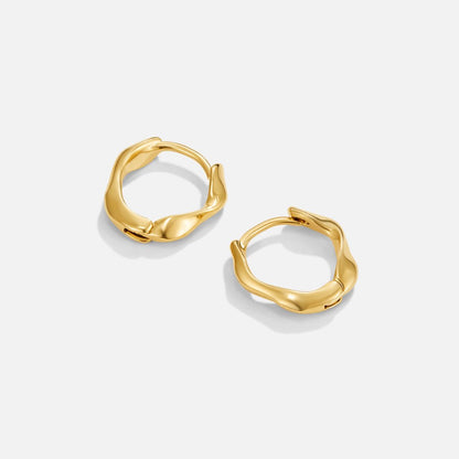 Lala Twisted Rope Hoop Earrings for Every Day