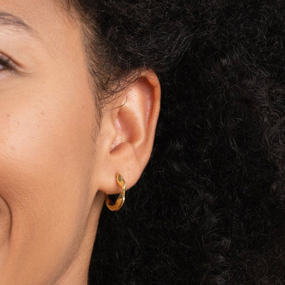 Lala Twisted Rope Hoop Earrings for Every Day