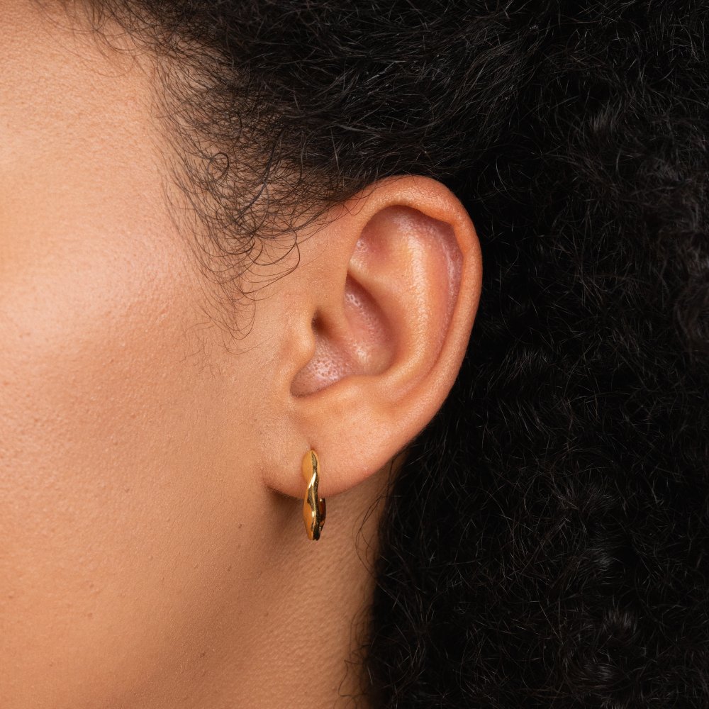 Lala Twisted Rope Hoop Earrings for Every Day