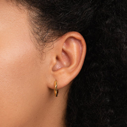 Lala Twisted Rope Hoop Earrings for Every Day